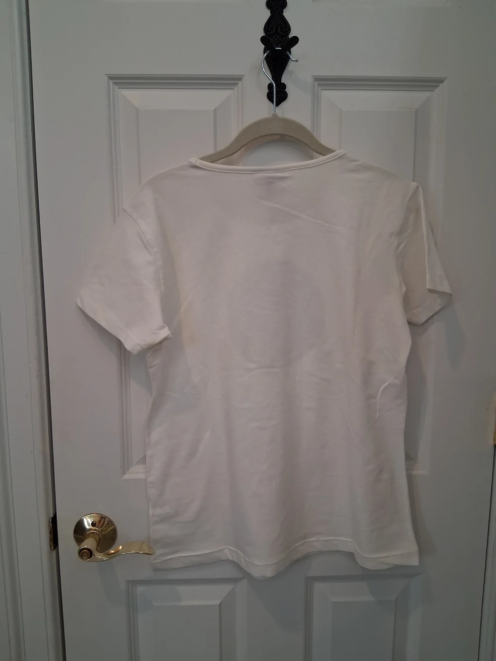 Wimbledon White Tee with Purple and Green Crest - Picture 6 of 7